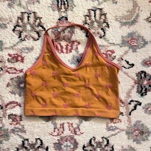 urban outfitters cropped heart bralette brami